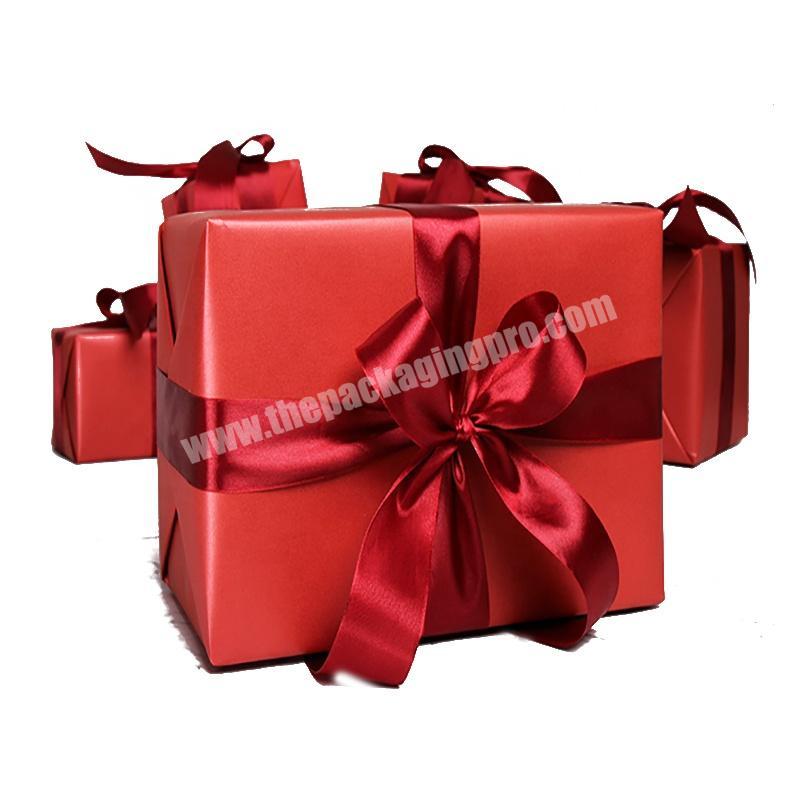 Wholesale Custom Christmas Jewelry Wedding Gift Box Packaging Gift Box