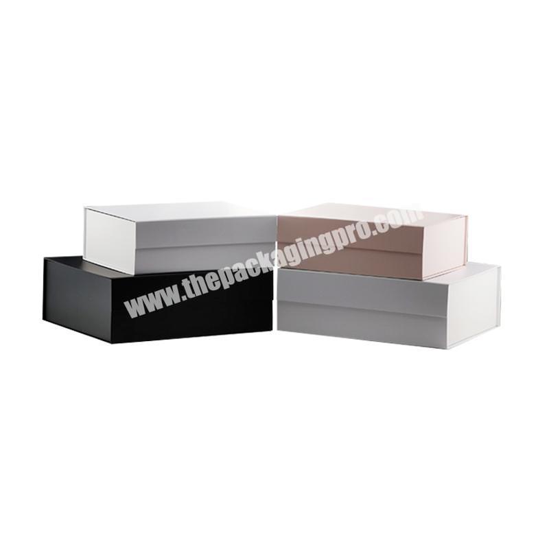 Wholesale custom color design in stock luxury magnetic gift boxes
