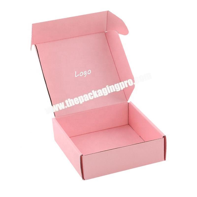 Wholesale Custom Corrugated Carton Box Mailing Shipping Box Apparel Packaging for Dress Cloth T-shirt Suit Mailer Box