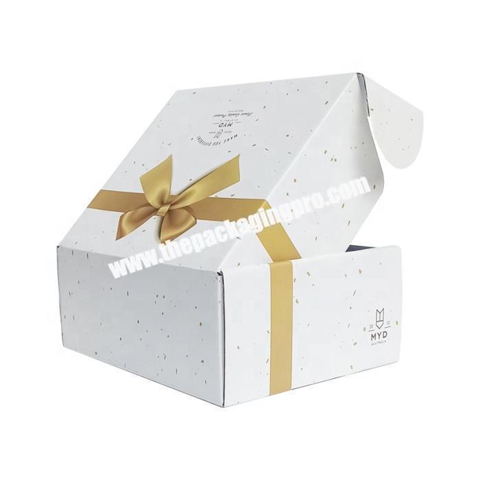 Wholesale custom corrugated paper boot shoe packaging box