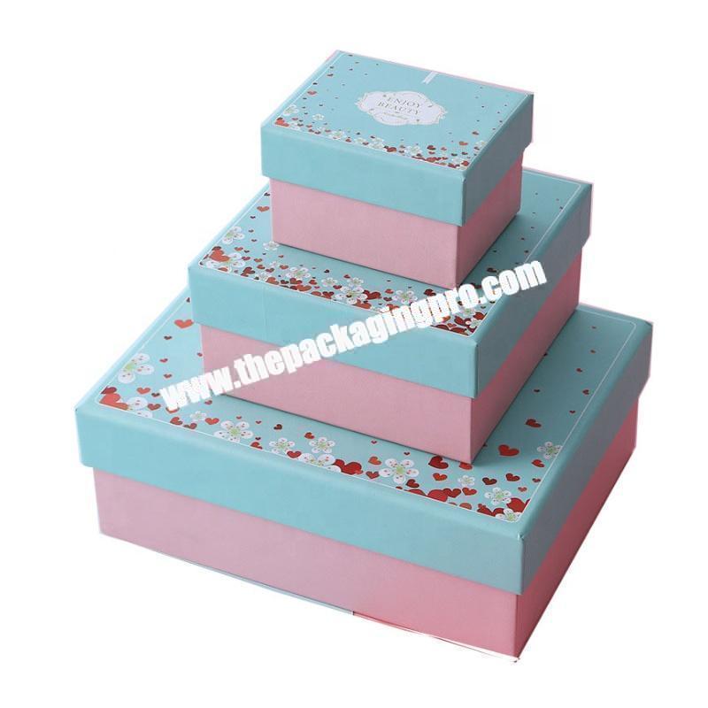 Wholesale Custom Design Luxury Empty Rigid Cardboard Packaging Handmade Paper Gift Box