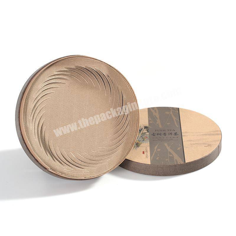 Wholesale Custom Design Luxury Round  Snack Magnetic Folding Gift Box