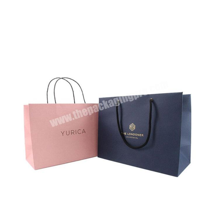 Wholesale Custom Design Shopping Paper Bags With Your Own Logo