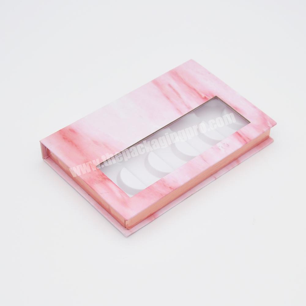 wholesale custom eyelash box for mink lash with private logo