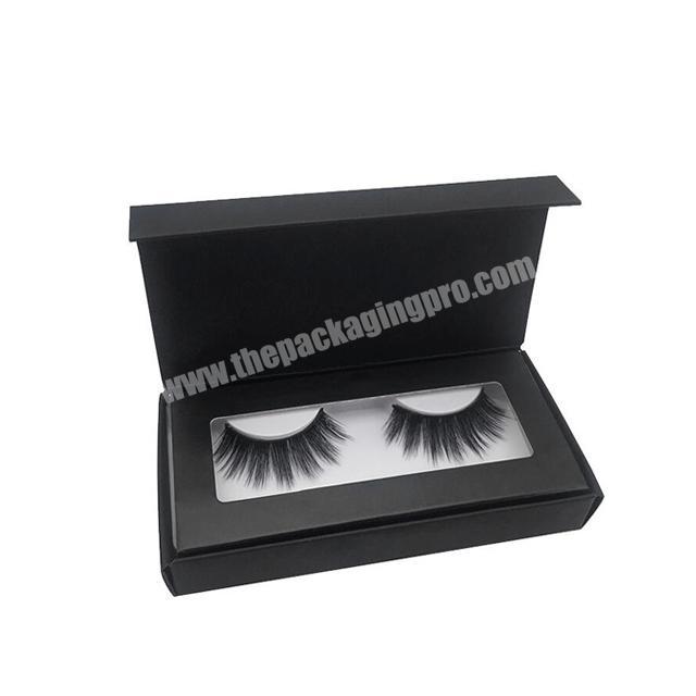 Wholesale Custom False Eyelashes Package Paper Black Eyelash Box