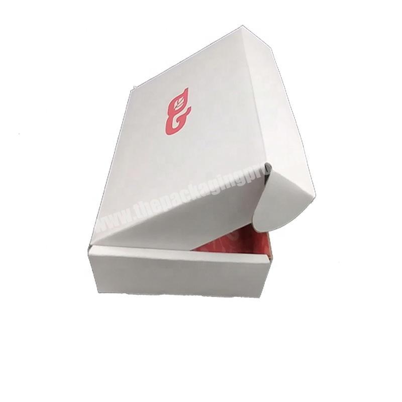 Wholesale Custom Folding Corrugated Cosmetics Subscription Mailer Shipping Box With Self Lock