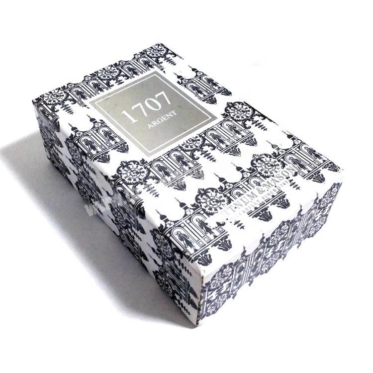 Wholesale custom high-end paper perfume box luxury with EVA base tray