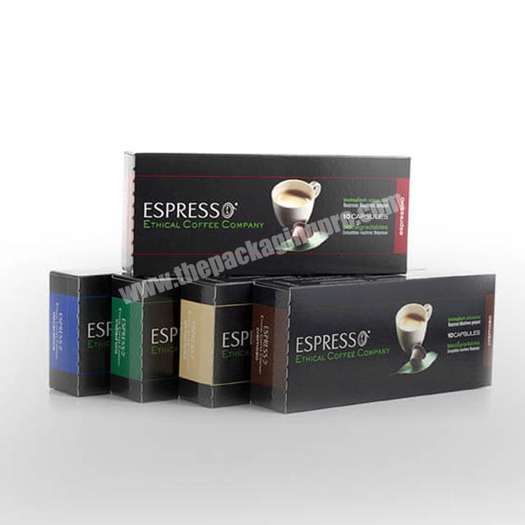 Wholesale custom high quality takeaway bulk paper coffee packaging box