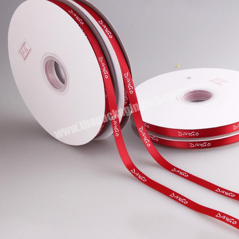 Wholesale Custom Logo 100% Polyester Satin Ribbon For Clothing