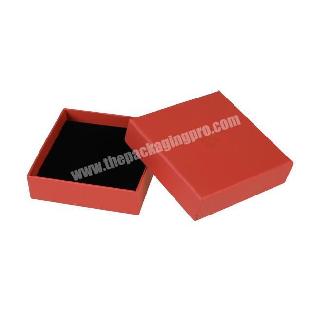 wholesale custom logo 2 piece necklace gift box packaging