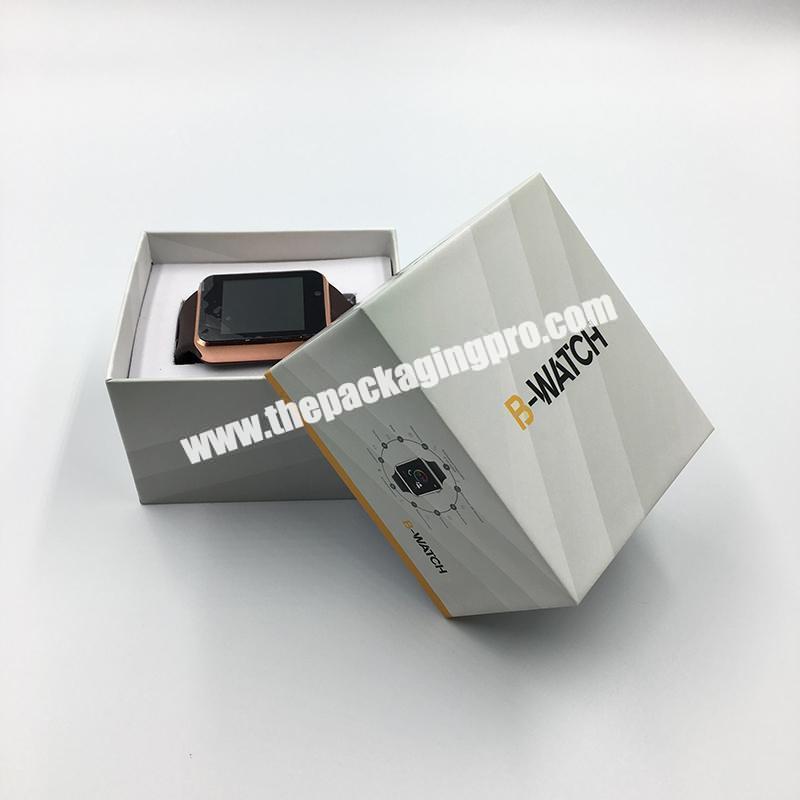 wholesale custom logo cardboard paper GPS Smart watch packing gift box