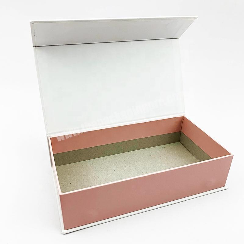 Wholesale custom logo luxury book shape paper cosmetic set packaging gift boxes for cosmetics