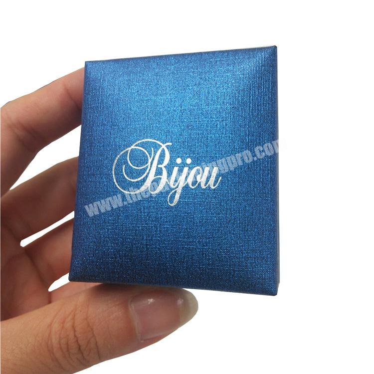 Wholesale Custom logo luxury color leatherette Paper Small Portable Pendant Ring Box Packaging Manufacturer