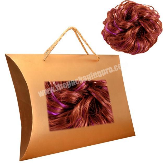 Wholesale Custom Logo Luxury Virgin Hair Pillow Paper Packaging Box