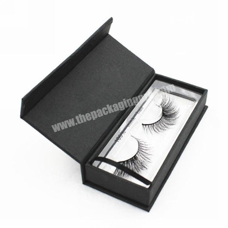 Wholesale custom logo printed cardboard magnetic empty eyelashes packaging gift box