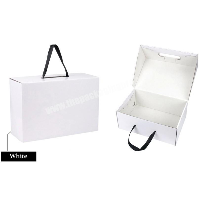 Wholesale custom logo printed foldable shipping packaging shoe box
