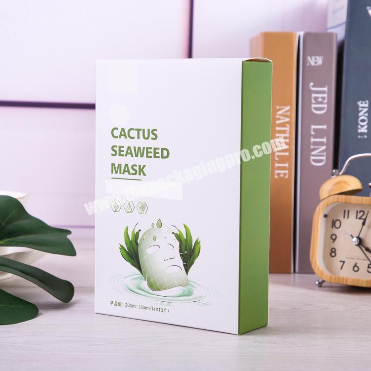 Wholesale Custom Logo Printed Folding Disposable Different Effect Facial Paper Packing Boxes