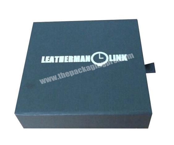 Wholesale Custom logo printed paper gift packaging sliding drawer box