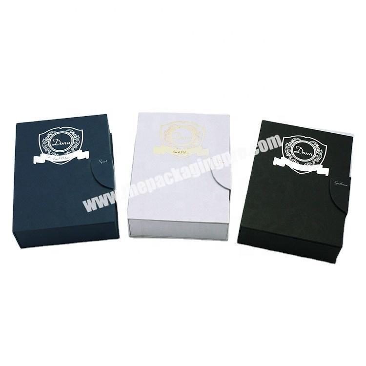 Wholesale Custom Logo Printing Recyclable Magnetic Closure Flip Top Paper Packaging Box