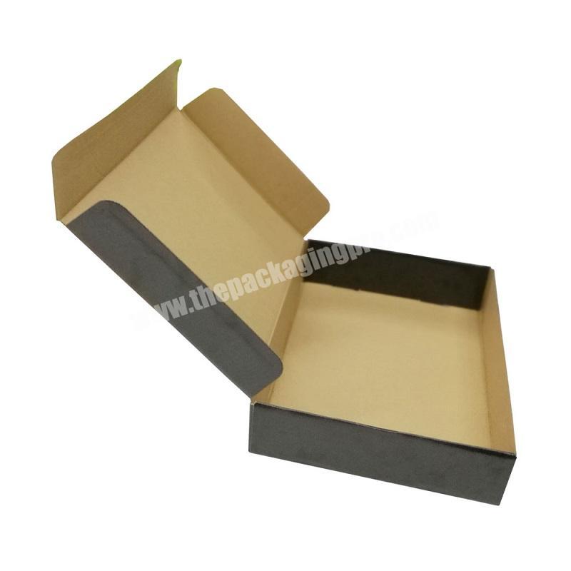 Wholesale Custom Logo Recycled folding Corrugated cardboard packaging Tuck Top mail box