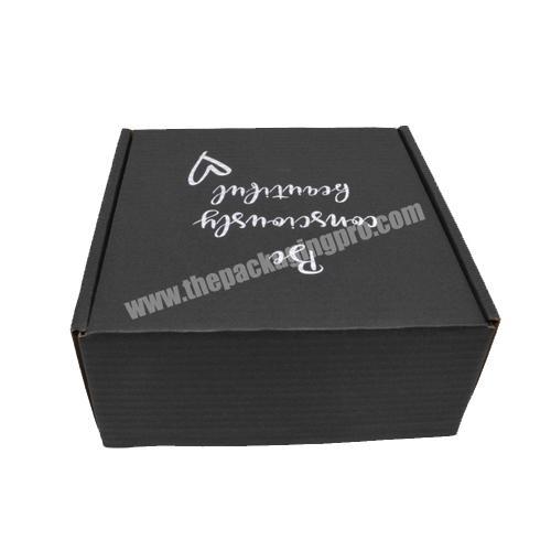 Wholesale Custom Logo Shipping Mailer Box Dress Cosmetics Paper Box Monthly Subscription Box for Beauty Product with Silver Foil