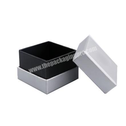 Wholesale custom logo silver lid off rigid gift boxes reliable box supplier boxes