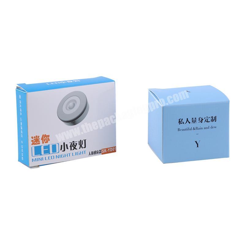 Wholesale Custom Luxury Folding Color Paper Box For Mini LED Night Light  Packaging Boxes