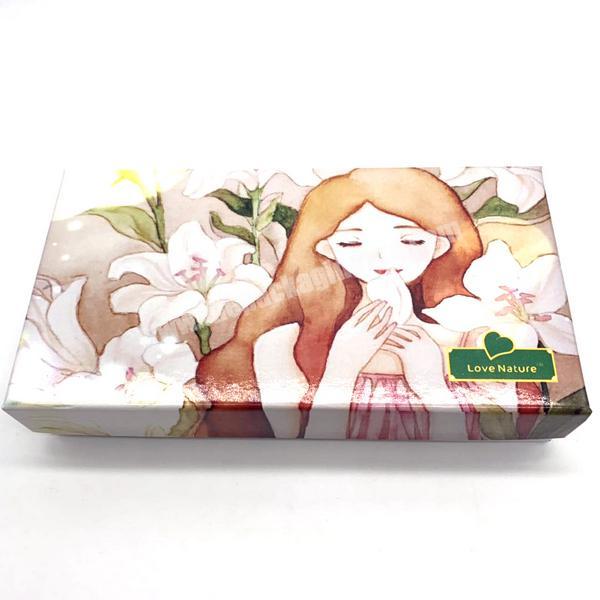 Wholesale custom made flat pack cardboard boxes kraft paper gift box