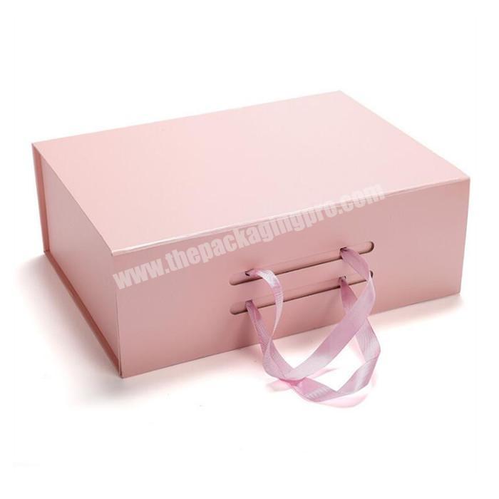 Wholesale Custom Paper Magnetic Gift Box Packaging Perfume Jewelry Bridesmaid Wedding Box with Ribbon Wedding Favor Box
