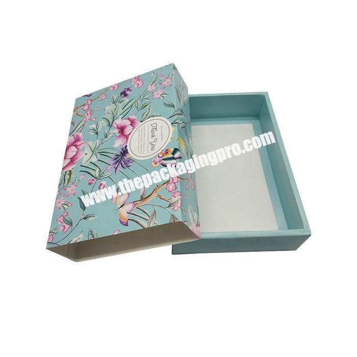 Wholesale custom pattern printed paper cardboard packaging box