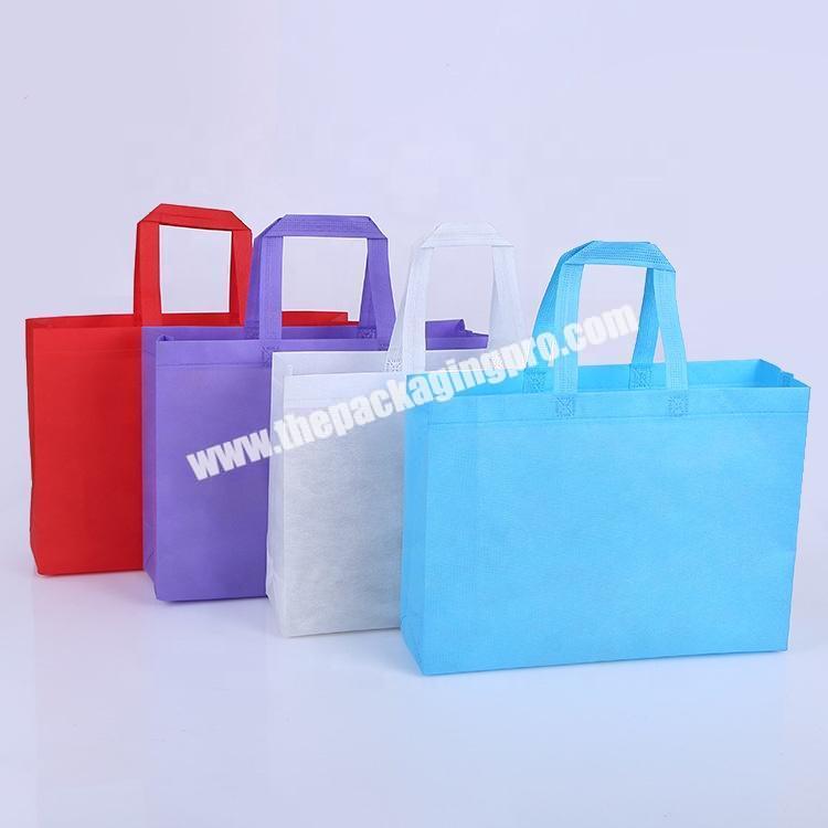 Wholesale Custom Personalized Non woven bag Promotional Reusable Cloth Shopping Tote Bags