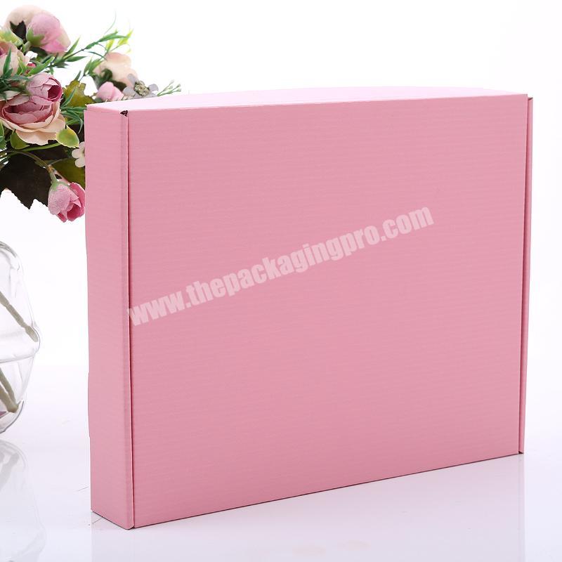 wholesale custom pink mailer boxes with logo