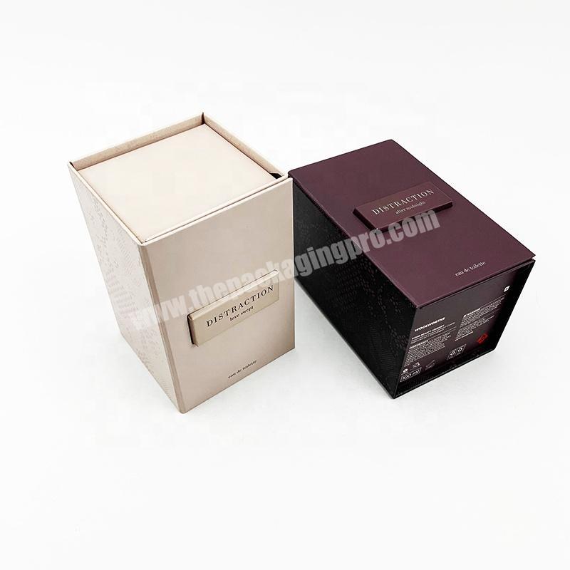 Wholesale custom print logo perfume paper packaging box