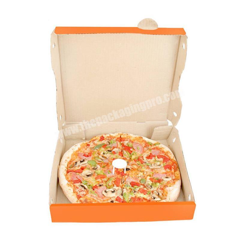 Wholesale Custom Printed Corrugated Cardboard Recycle 8912141618 Inch Paper Pizza Box