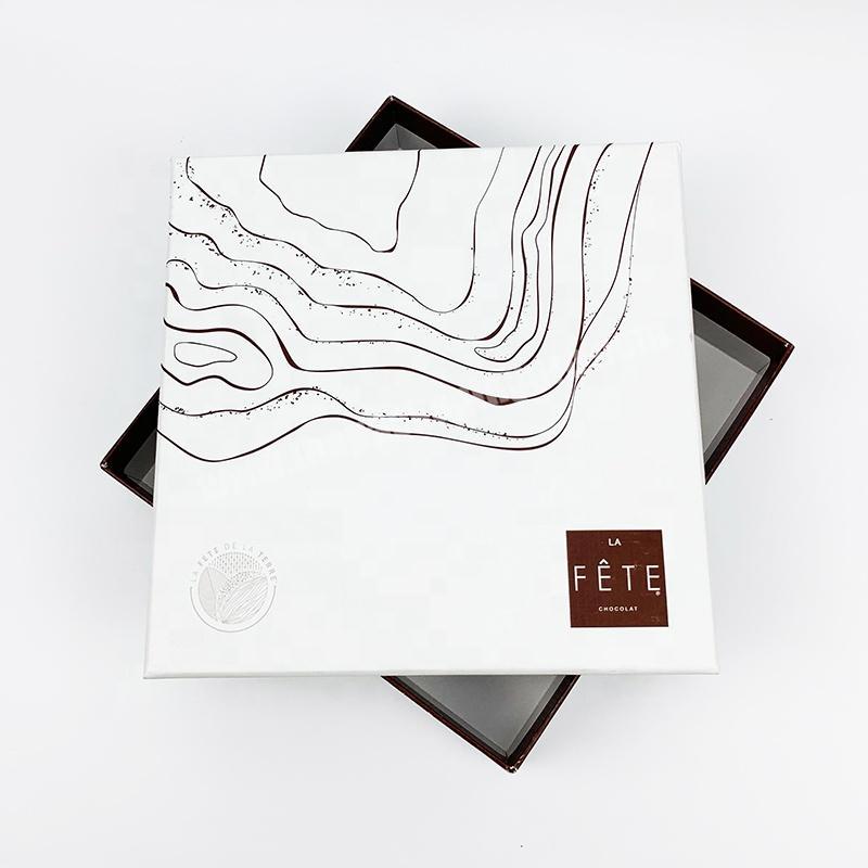 Wholesale Custom Printed Luxury Kraft Paper Wedding Invitation Gift Packaging Chocolate Box