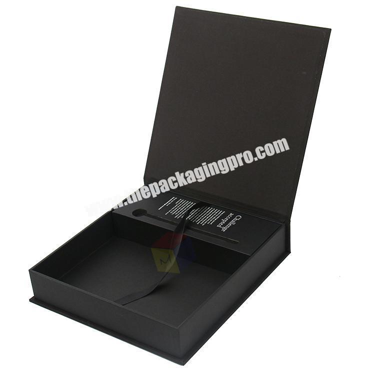wholesale custom printed luxury magnetic closure book packaging box