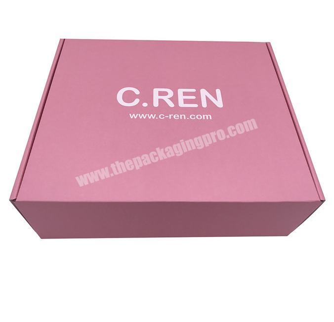 Wholesale Custom Printed Unique Corrugated Shipping Boxes Custom Logo Cardboard Mailer Box For Skincare Makeup