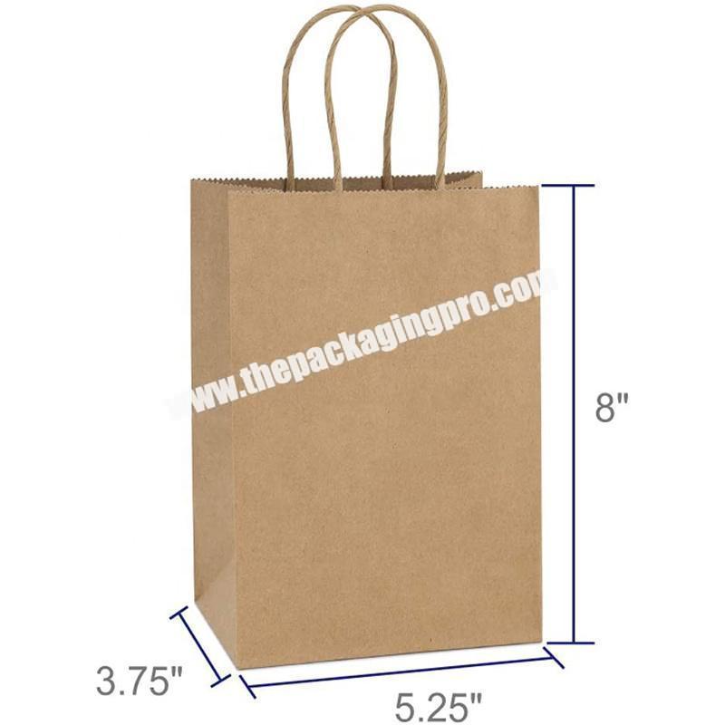 Wholesale Custom Printing Luxury Packaging Gift White Card Paper Bag With Handles