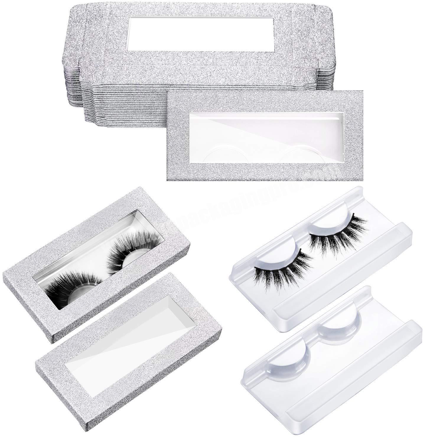 Wholesale custom private label empty lash case false eyelash packaging box 25mm