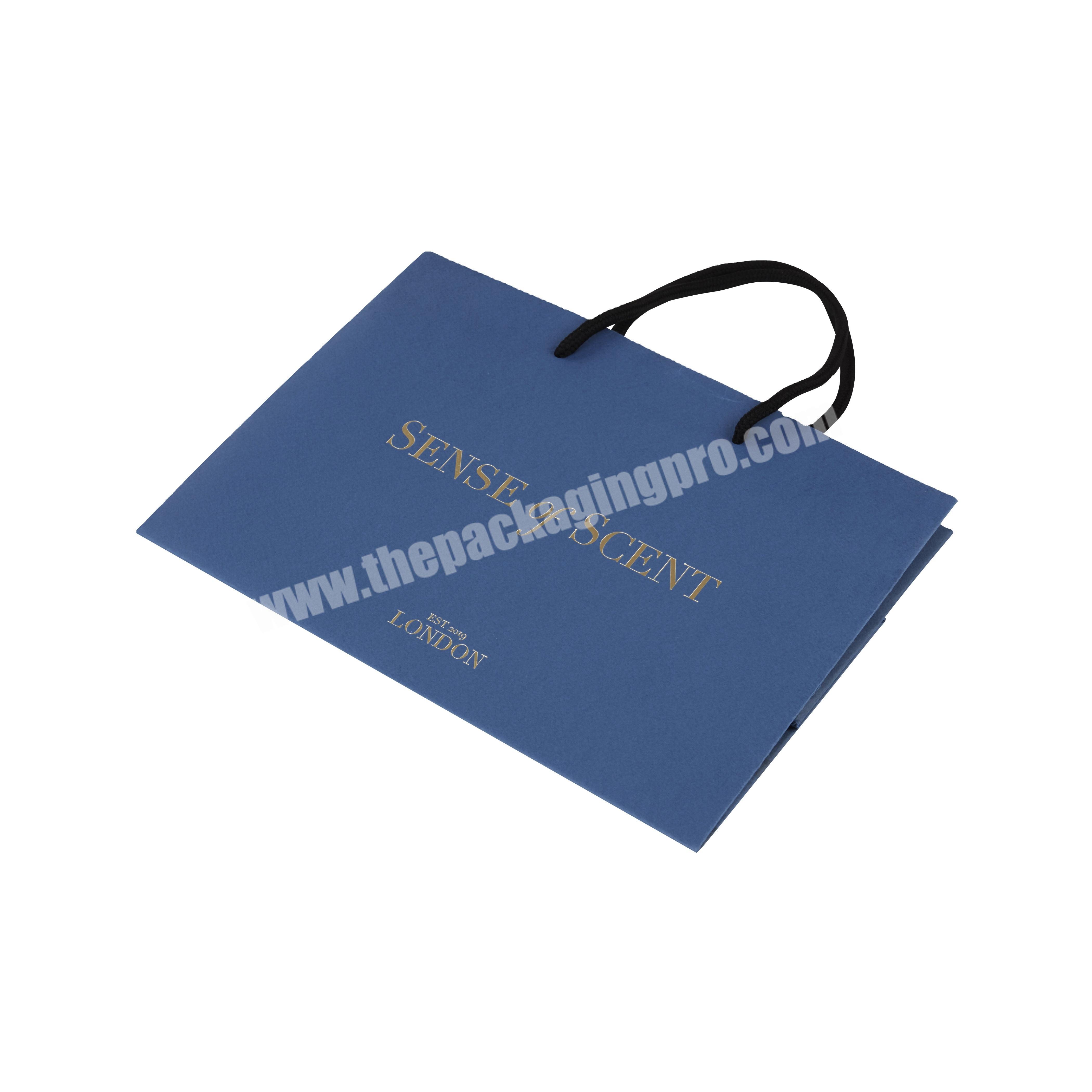 wholesale Custom Retail Luxury Gift Paper packing Shopping Bags With Handles