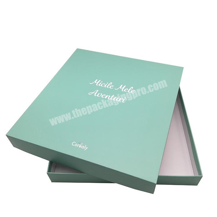 Wholesale custom rigid cardboard gift box wedding shadow photo frame paper packaging box with lid