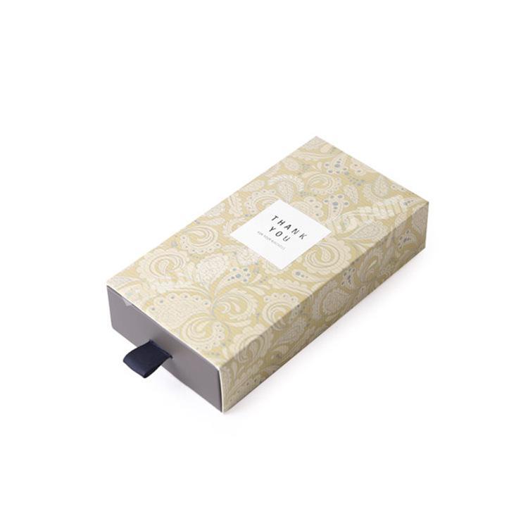 Wholesale Custom Slide Drawer Paper Box Craft Paper Gift Box Packaging Design Book