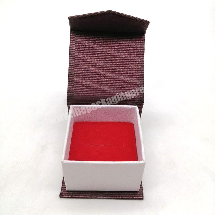 Wholesale custom small paper luxury ring boxes