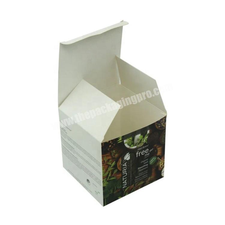 Wholesale custom Square Folding Art Paper Packaging Box for Tea