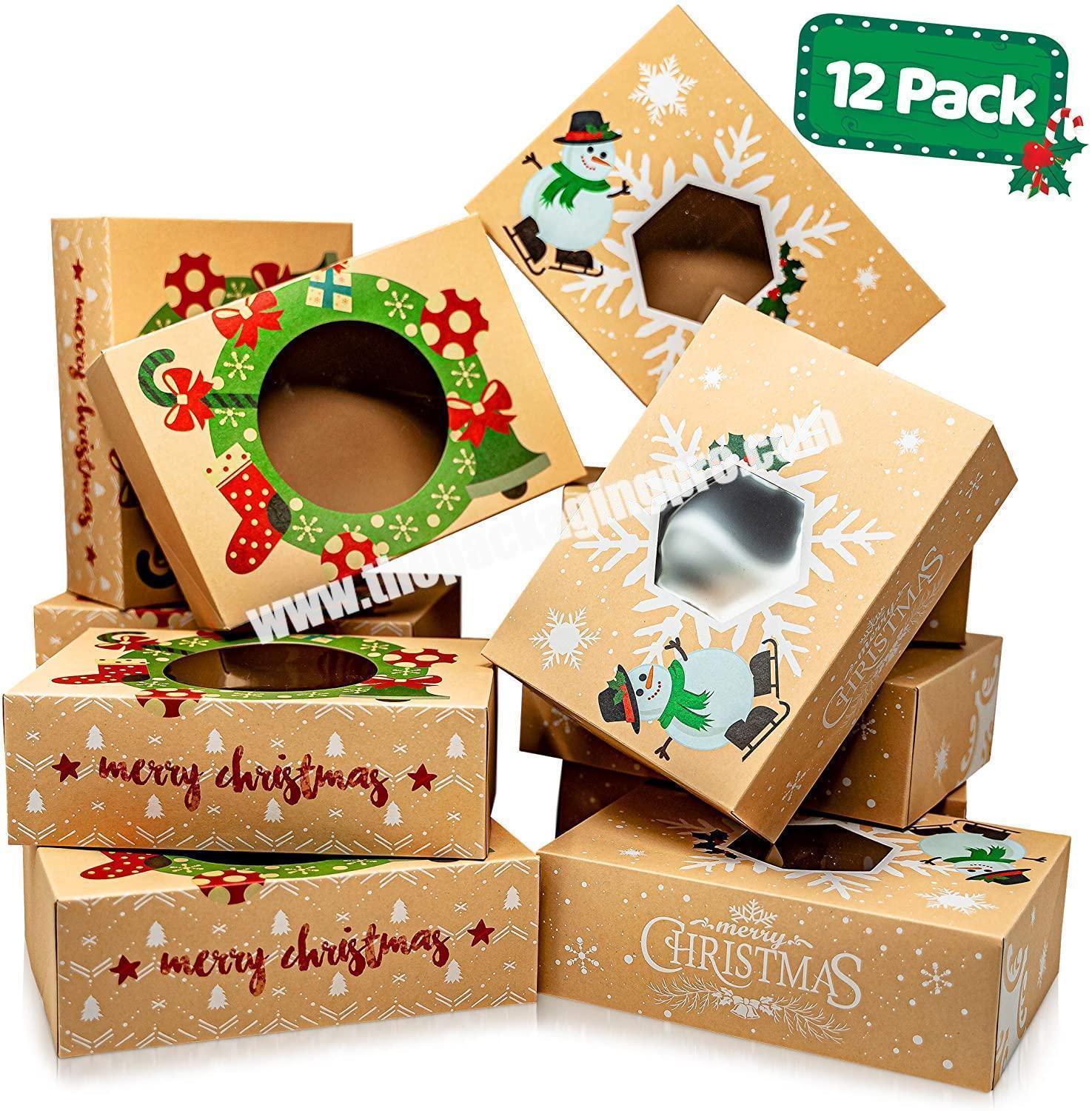 Wholesale custom square luxury paper cardboard Christmas gift box set packaging