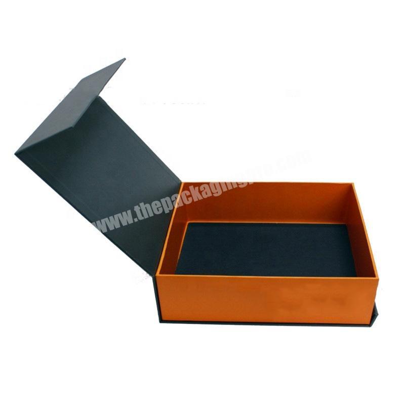 wholesale custom square shape handmade packaging gift paper clamshell box