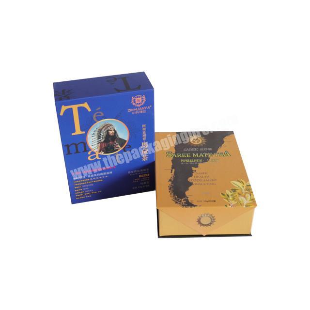 Wholesale custom tea magnetic sealing gift box