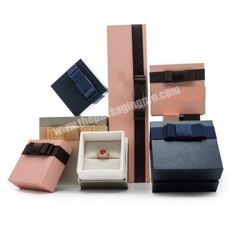 Wholesale Customization New High-end Bracelet Necklace Small Paper Jewelry Box