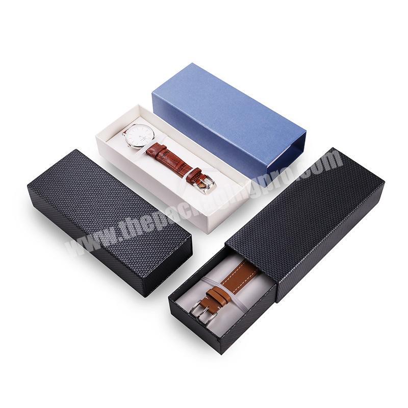 Wholesale  customized cheap men's and women's couple  luxury square paper cardboard watch packaging box for gift