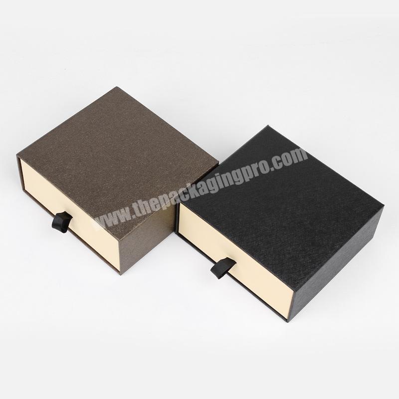 Wholesale customized high-end drawer belt box square paper box